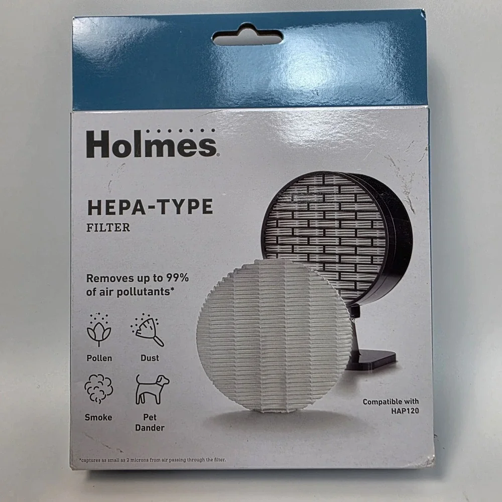 (2) Holmes Replacement Filters HEPA-Type Filter Compatible With HAP120 P Filter